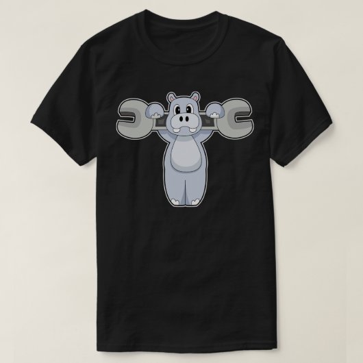 T-shirt Arme mécanique Hippo (Design devant)