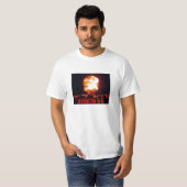 T-shirt Arme nucléaire - T blanc (Devant entier)
