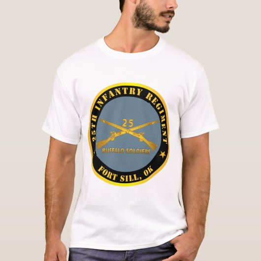 T-shirt Armée - 25e régiment d'infanterie - Fort Sill, OK  (Devant)