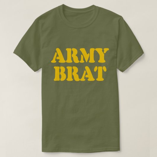 T-SHIRT ARMÉE BRAT (Design devant)