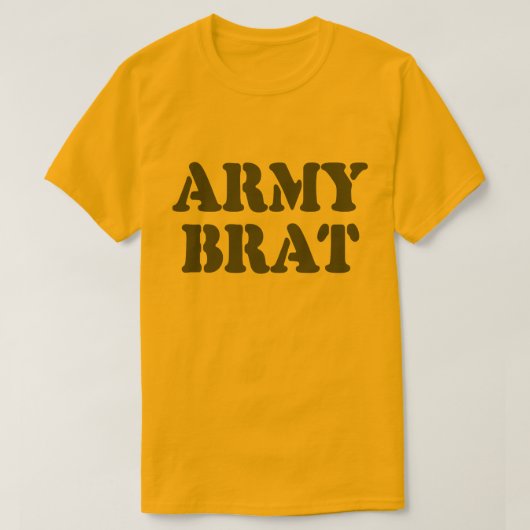 T-SHIRT ARMÉE BRAT (Design devant)