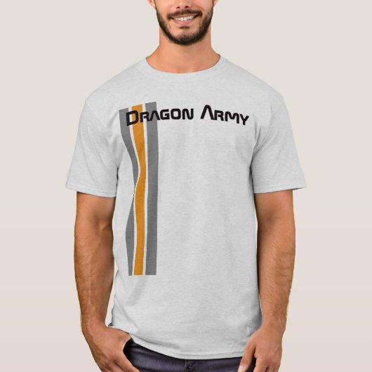 T-shirt Armée de dragon du jeu d'Ender (blanche) (Devant)