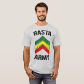 T-shirt Armée de Rasta (Devant entier)