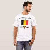 T-shirt Armée de secret de résistance de la Belgique (Devant entier)