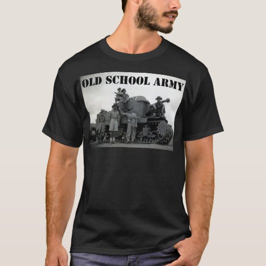 T-shirt Armée de vieille école (Devant)