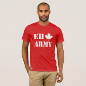 T-shirt Armée du Canada Eh (Devant entier)