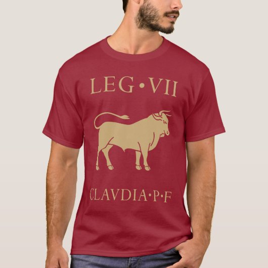 T-shirt Armée impériale romaine - Legio VII Claudia (Devant)