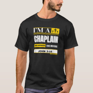 T-shirt ARMÉE MARINE CHAPLAIN Appréciation MESSAGE chrétie