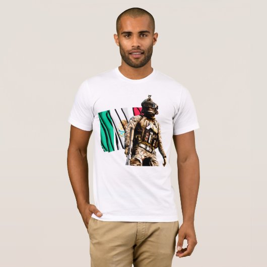 T-shirt armée mexicaine (Devant entier)