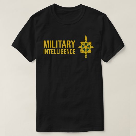 T-SHIRT ARMÉE MILITAIRE INTELLIGENCE CORPS US USA  (Design devant)
