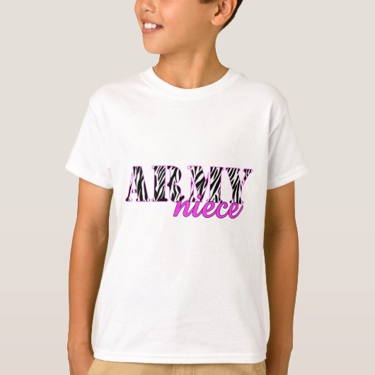 T-shirt Armée niece Zebra (Devant)