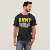T-shirt Armée parce que même les marines (Devant entier)