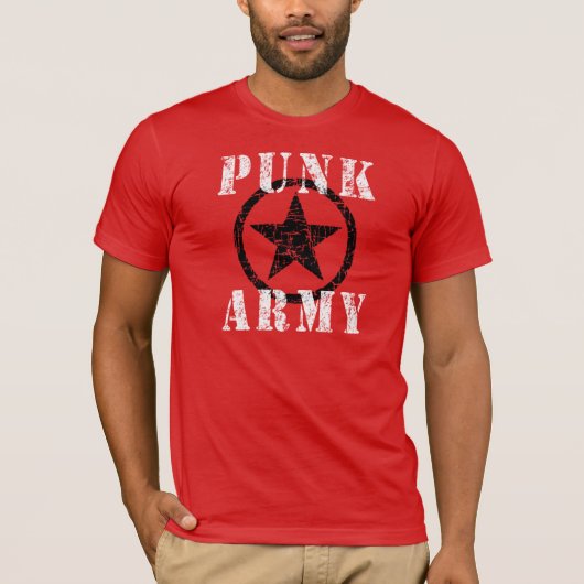 T-shirt Armée punk (Devant)