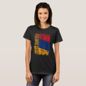 T-shirt ARMENIA Big Flag Vintage Distressed ARMENIA (Devant entier)