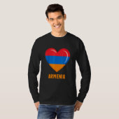 T-shirt Armenia Flag   Armenian (Devant entier)