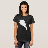 T-shirt Armenia map (Devant entier)