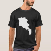 T-shirt Armenia map (Devant)
