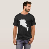 T-shirt Armenia map (Devant entier)