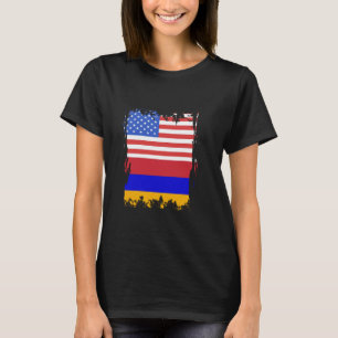 T-shirt Arménie Drapeau USA Amérique Arménie Fierté arméni