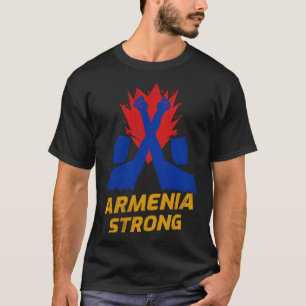 T-shirt Arménie forte communauté vintage de défense arméni
