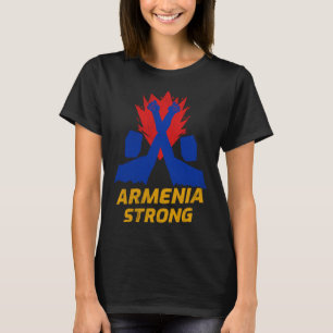T-shirt Arménie forte vintage Défendre la communauté armé