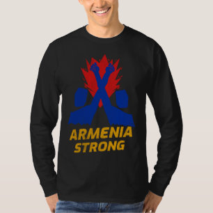 T-shirt Arménie forte vintage Défendre la communauté armé
