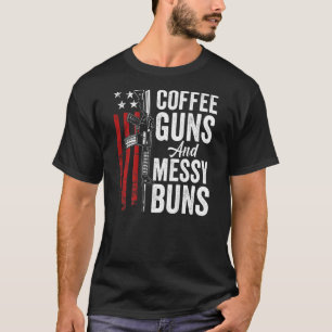 T-shirt Armes À Café Et Buns Mal Font Feu À 15 Ans Sur Ba
