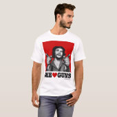 T-shirt Armes à feu de coeur de Che (Devant entier)