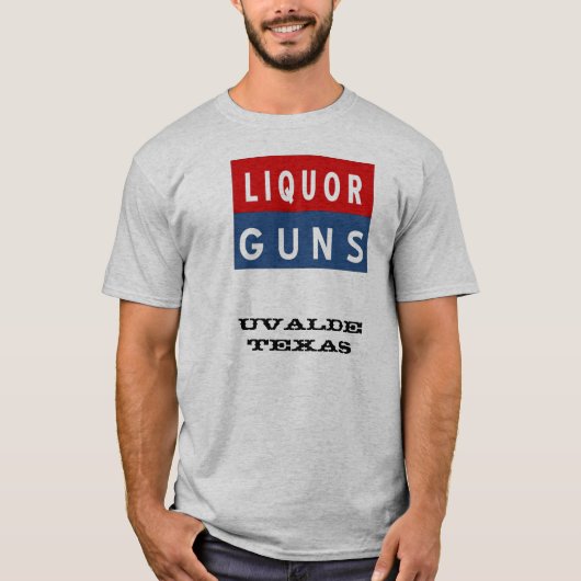 T-shirt armes à feu de liquer (Devant)