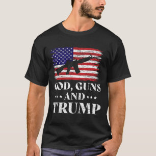T-shirt Armes À Feu Et Chemise Trump