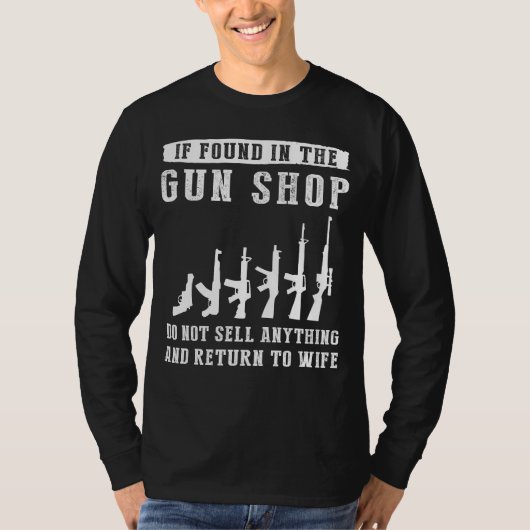 T-shirt Armes à feu, Grins et Approbation du conjoint : S' (Devant)