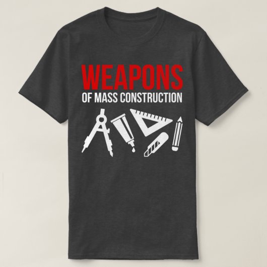 T-shirt Armes de construction de masse 1 (Design devant)