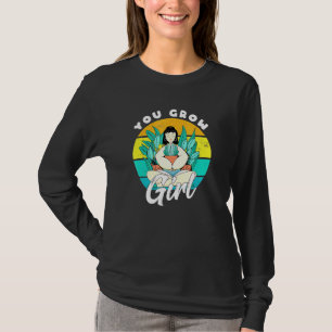 T-shirt Armes de jardinage rétro Vous Pousser Fille Plante