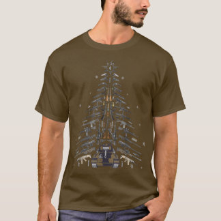 T-shirt Armes de Noël Batterie à main M4 AR15 Ugl