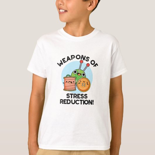 T-shirt Armes De Réduction Du Stress Jeux De Tricot Drôle (Devant)