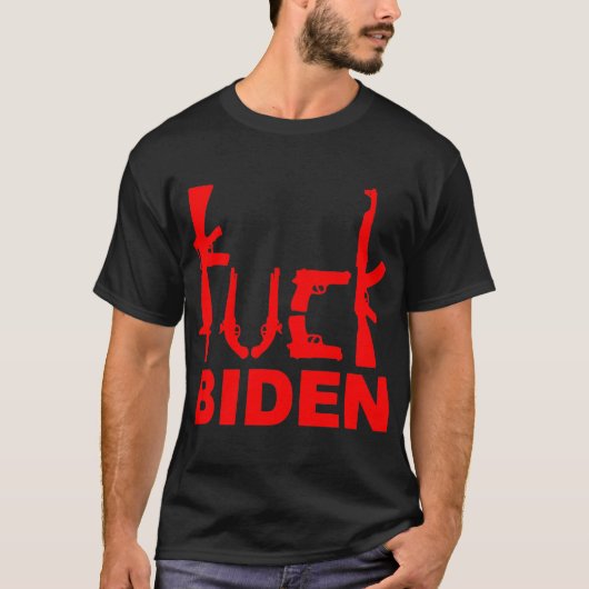 T-shirt Armes F**|< Biden #USAPatriotGraphics © (Devant)
