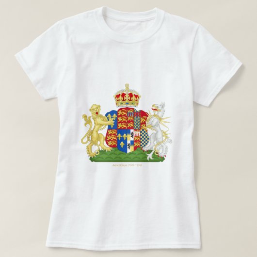 T-shirt Armoiries Anne Boleyn (Design devant)