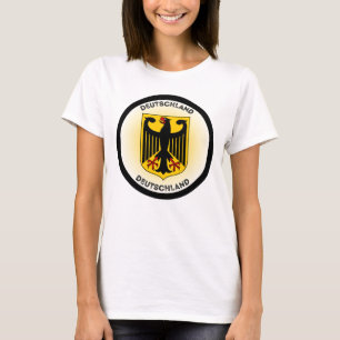 T-shirt Armoiries d'Allemagne en forme de cercle