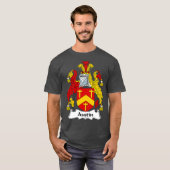 T-shirt Armoiries d'Austin Family Crest (Devant entier)