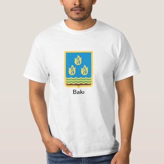 T-shirt Armoiries de Bakou (Devant)
