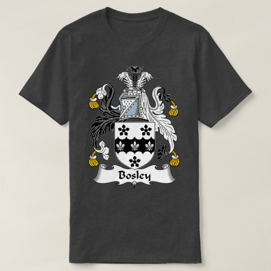 T-shirt Armoiries de Bosley Famille Crest (Design devant)