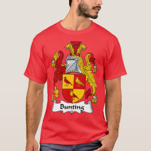 T-shirt Armoiries de Bunting Crest de famille