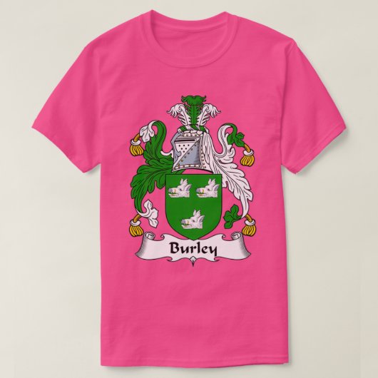 T-shirt Armoiries de Burley Family Crest (Design devant)