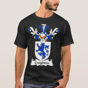 T-shirt Armoiries de Creighton Family Crest