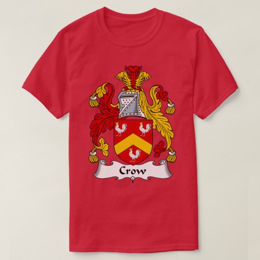 T-shirt Armoiries de Crow Crest Famille (Design devant)