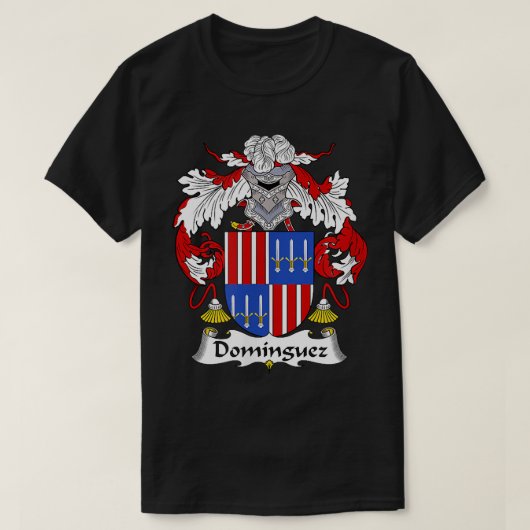 T-shirt Armoiries de Dominguez Famille Crest  (Design devant)
