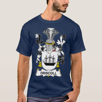 T-shirt Armoiries de Driscoll Armoiries de la famille Cres