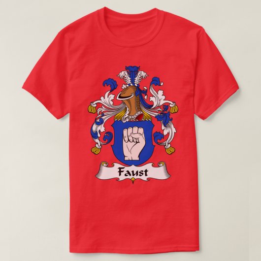 T-shirt Armoiries de Faust Coat de famille (Design devant)