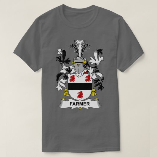 T-shirt Armoiries de fermier - Blason de famille (Design devant)