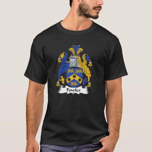 T-shirt Armoiries de Fowler Fowler Family Crest (Devant)